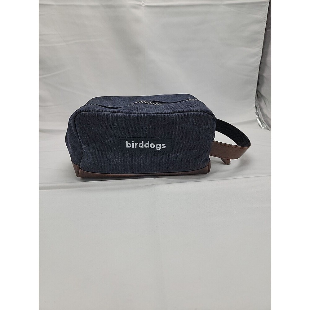 BirdDogs Navy Blue Zipper/Strap Toiletries Bag